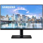 Monitor Samsung 24" Full Hd 75Hz Ips Ajuste De Altura Rotacao Inclinacao Hdmi Dp Usb Freesync - Lf24T450Fqlmzd