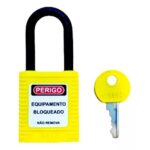 Cadeado de Bloqueio NR10 e NR12 Haste em nylon Inox 38mm BD-G12