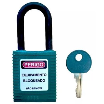 Cadeado de Bloqueio NR10 e NR12 Haste em nylon Inox 38mm BD-G014