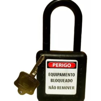 Cadeado de Bloqueio NR10 e NR12 Haste em nylon Inox 38mm BD-G15