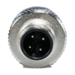 Conector Macho M12 4 pinos 250V 4A Reto Pepperl Fuchs V1S-G-BK - Imagem 4