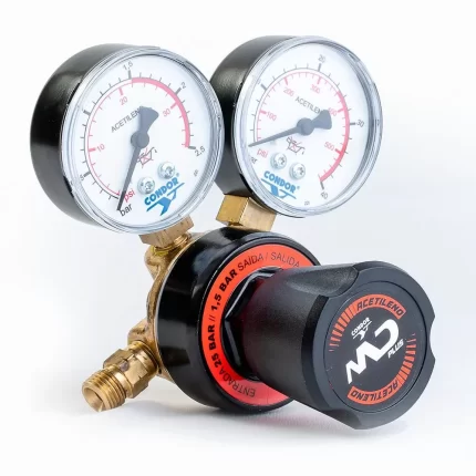 Regulador de Pressão MD Plus 1,5 Acetileno Para Cilindro CONDOR