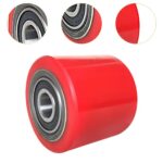 Roda de Carga Pu Paleteira Manual / Empilhadeira elétrica CDD15 / NTK (80x70x47mm) - 02 Unidades - Imagem 3